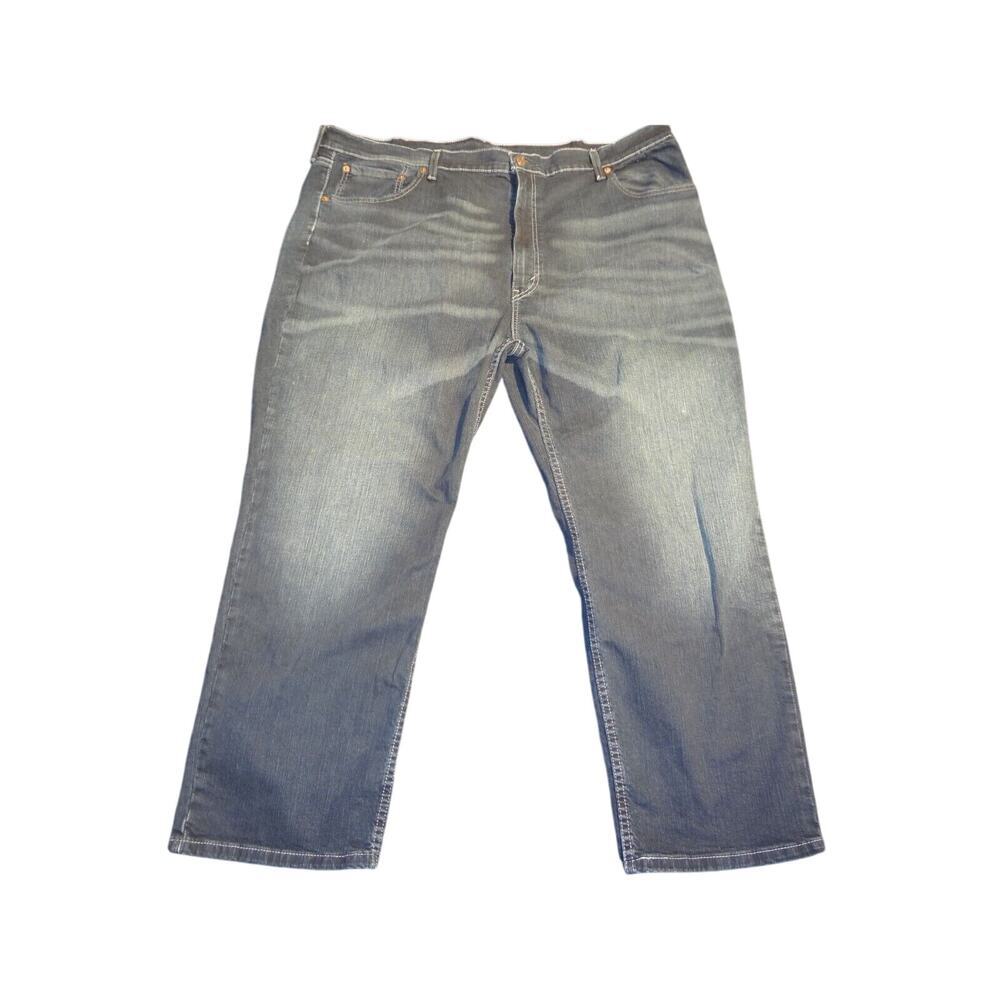 Levi's 559 Jeans Men's Gray Denim Medium Wash Relaxed Fit Straight Leg Zip Fly